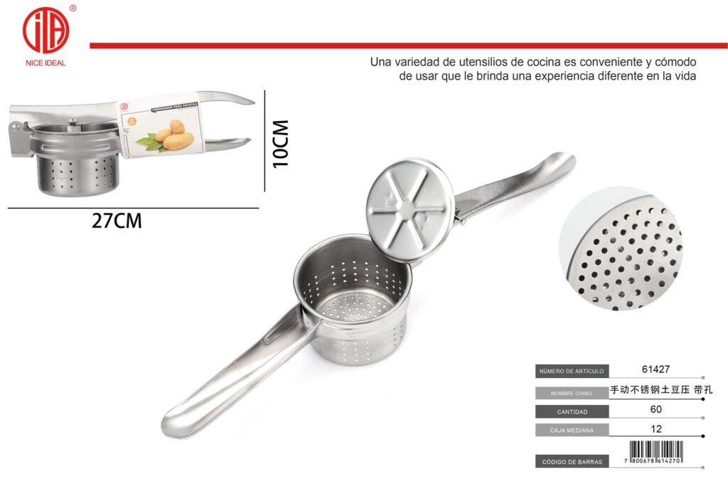 PRENSA DE PATATAS CON AGUJEROS