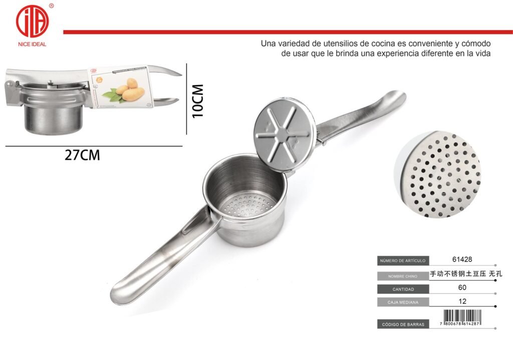 PRENSA DE PATATAS SIN AGUJEROS