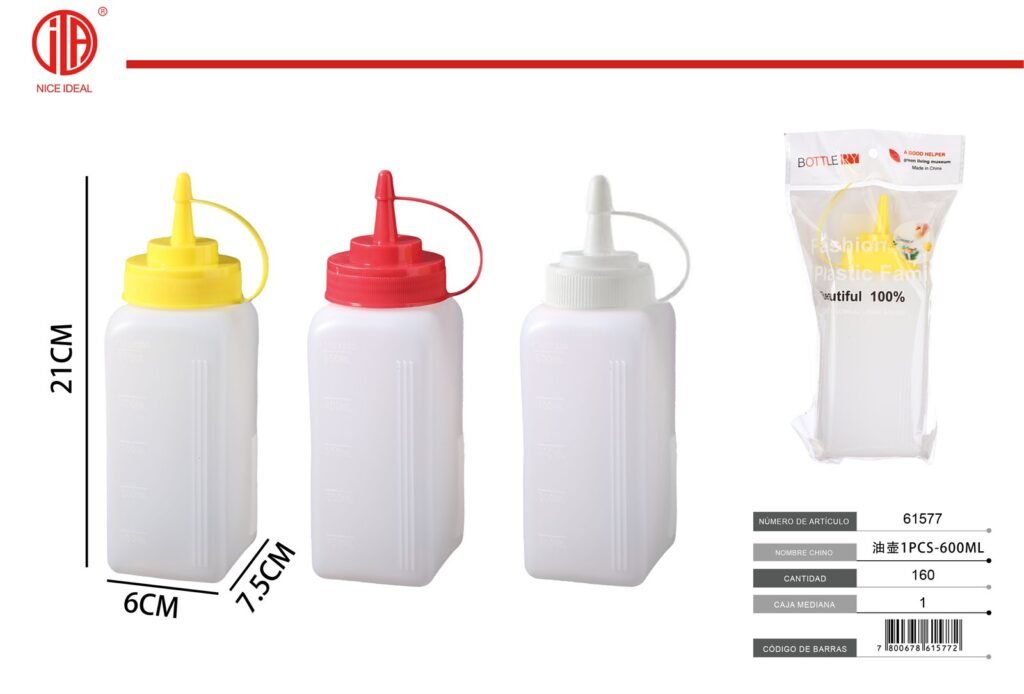 BOTELLA DE SALSA 1PCS-600ML