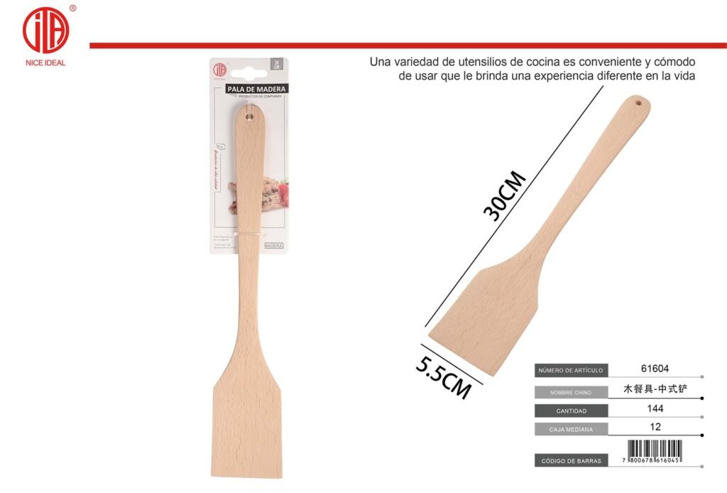 ESPATULA DE CUBIERTOS DE MADERA
