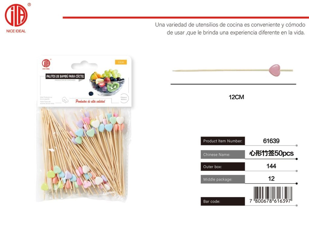 PALO DE BAMBú 50PCS