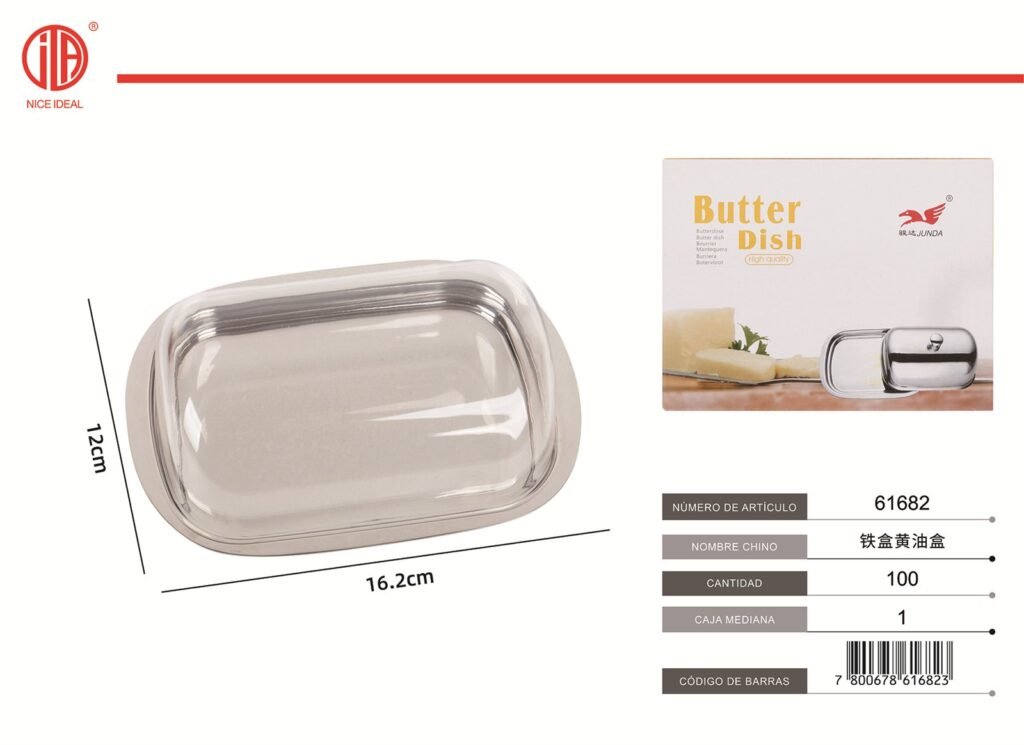 CAJA DE MANTEQUILLA DE HIERRO