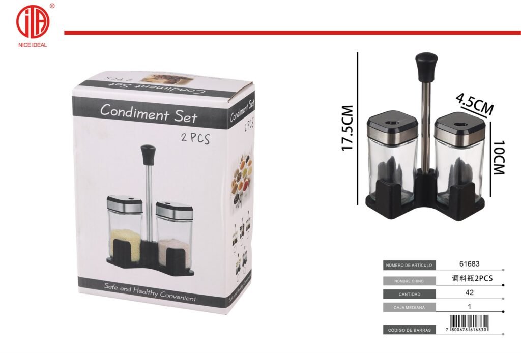 BOTELLA DE CONDIMENTO 2PCS