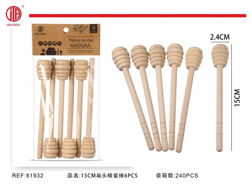 Palito de Miel 15CM 6PCS