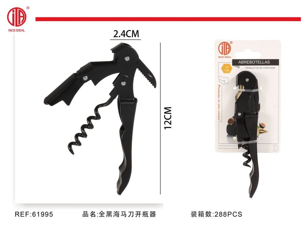 Sacacorchos Multiuso B-203, 12 cm