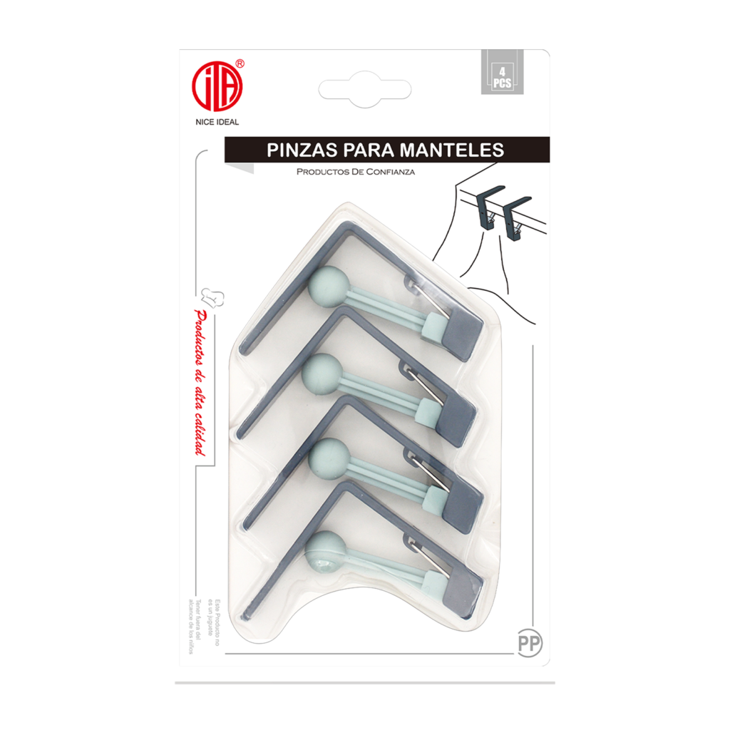 Sujetadores para mantel 4PC