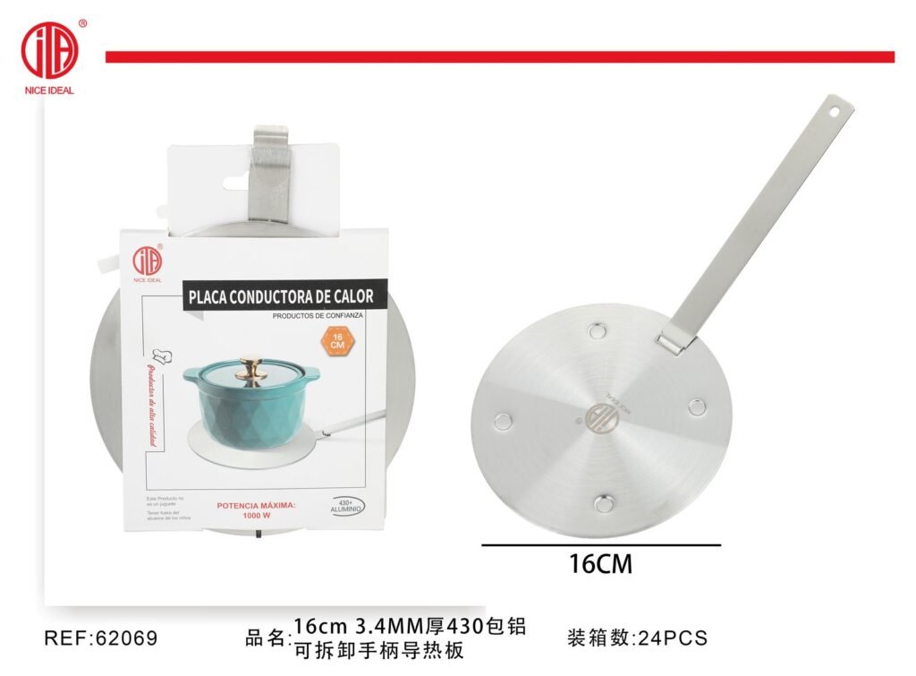 Placa conduccion de calor 16cm 3.4MM