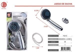 Juego de ducha de mano con manguera de 1,5 m