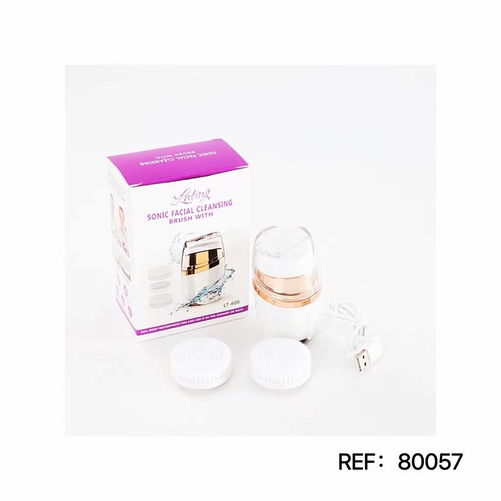 Cepillo sónico recargable para limpieza facial