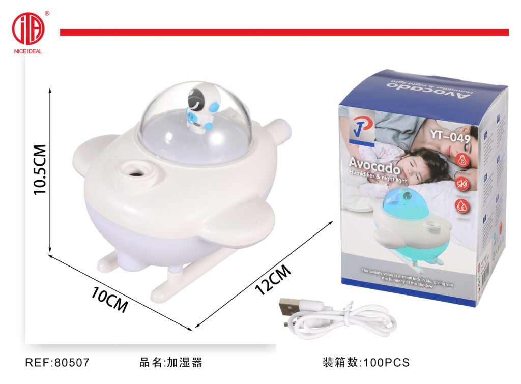 Humidificador USB compacto, diseño tortuga