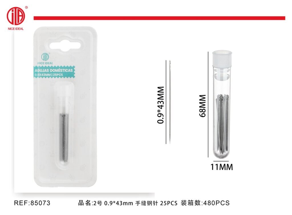 Agujas de coser a mano 0.9*43mm 25PCS