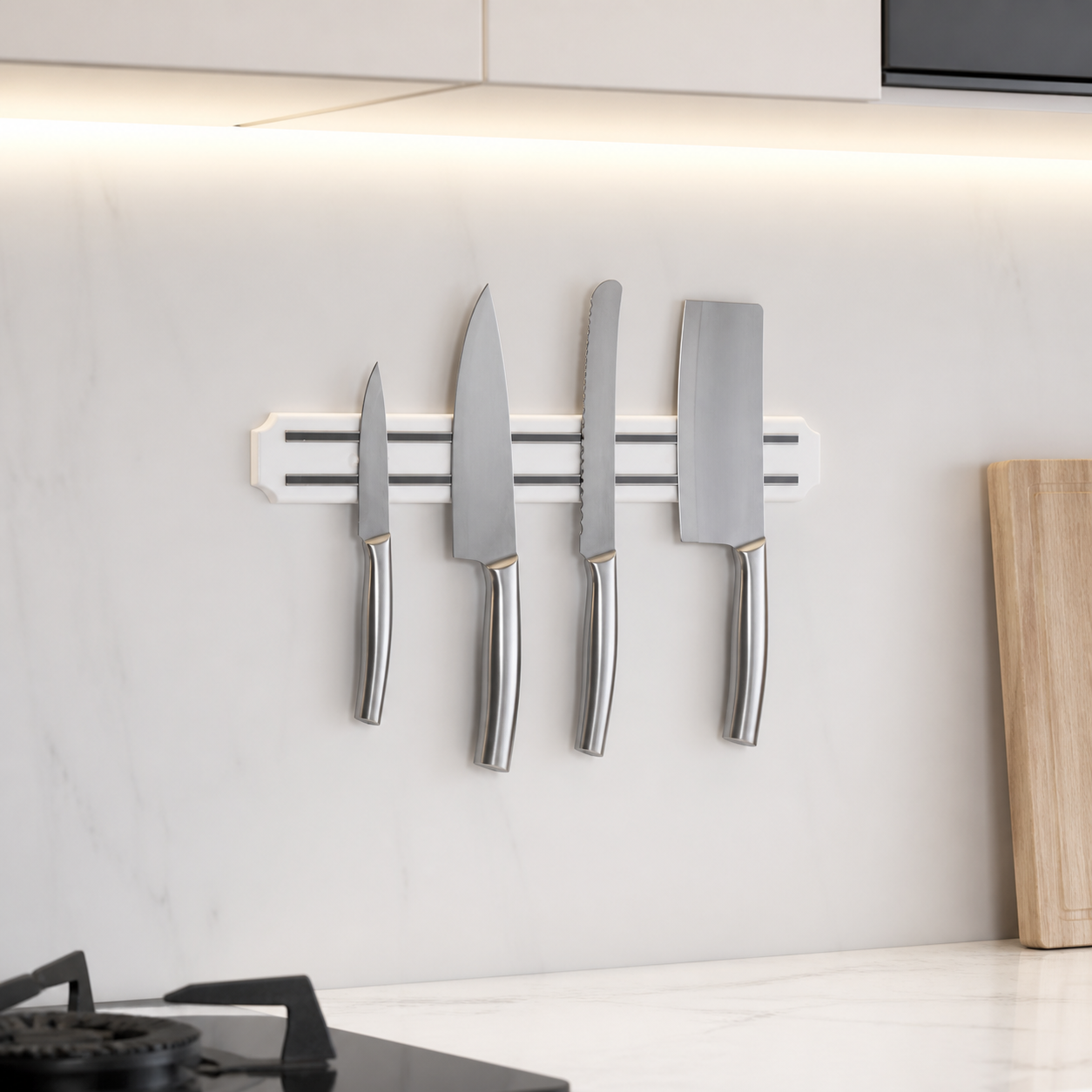 Barra magnética para cuchillos de 33 cm, organizador de cocina - Imagen 7
