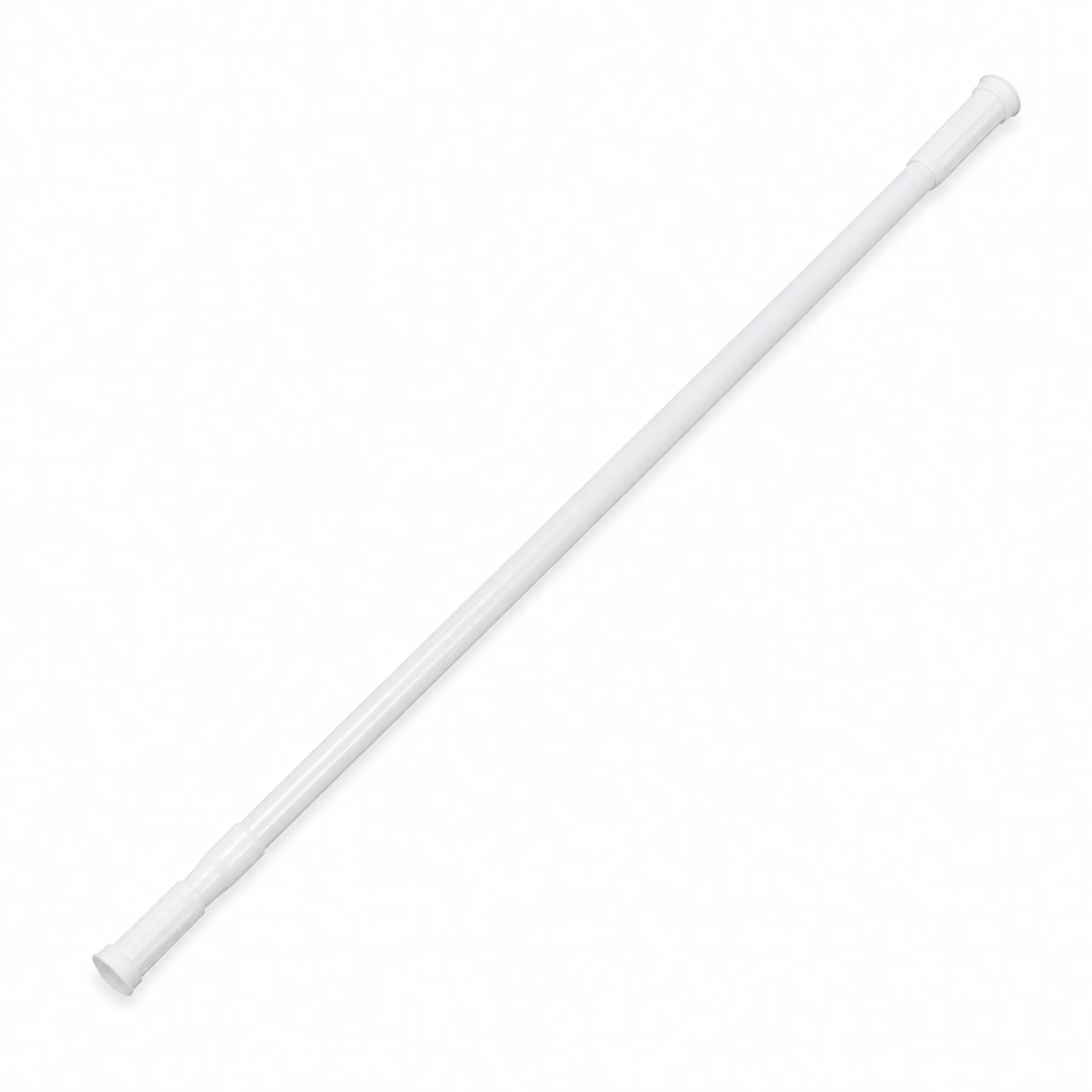 Barra telescópica blanca para cortina de baño de 140 a 260 cm, SKU 15106