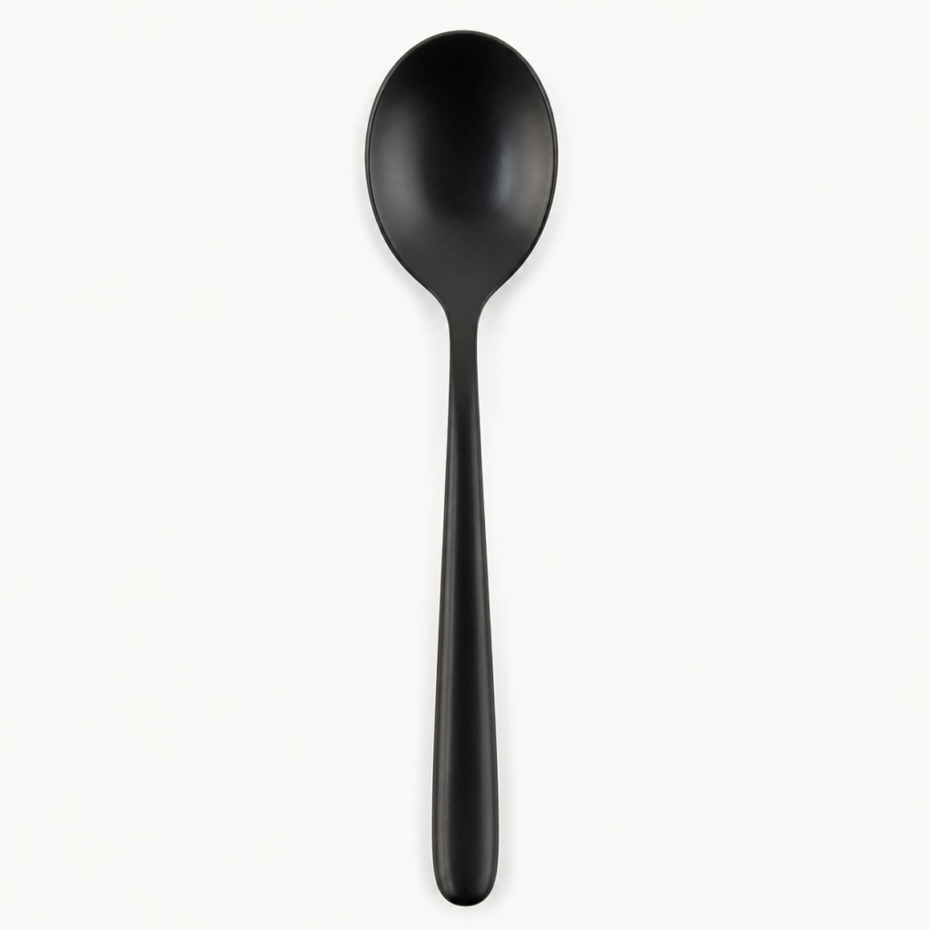 Cuchara de café negra compacta para espresso SKU 60426