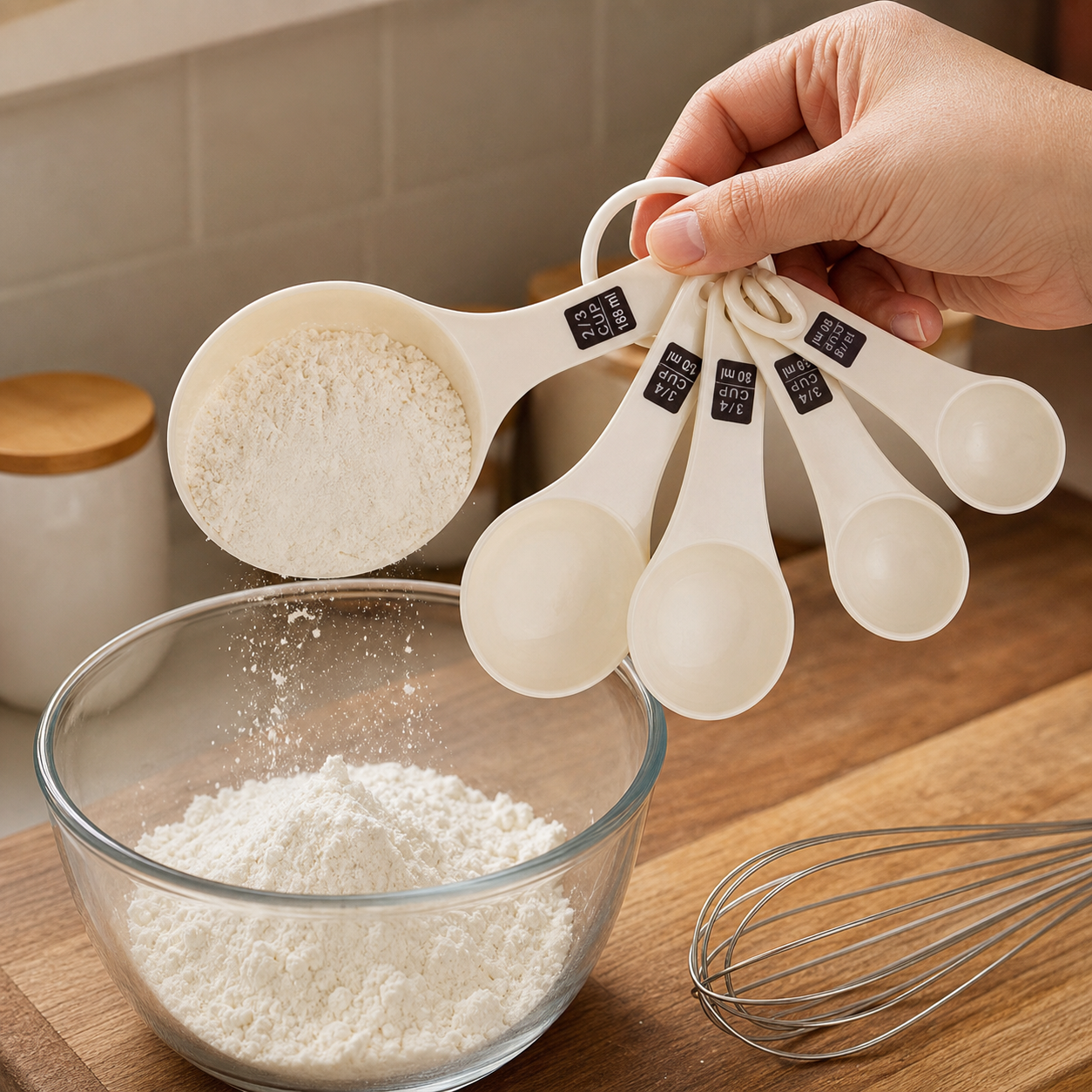 Cucharas Medidoras de Cocina, Set de 6 Piezas, 60–250 ml - Imagen 6