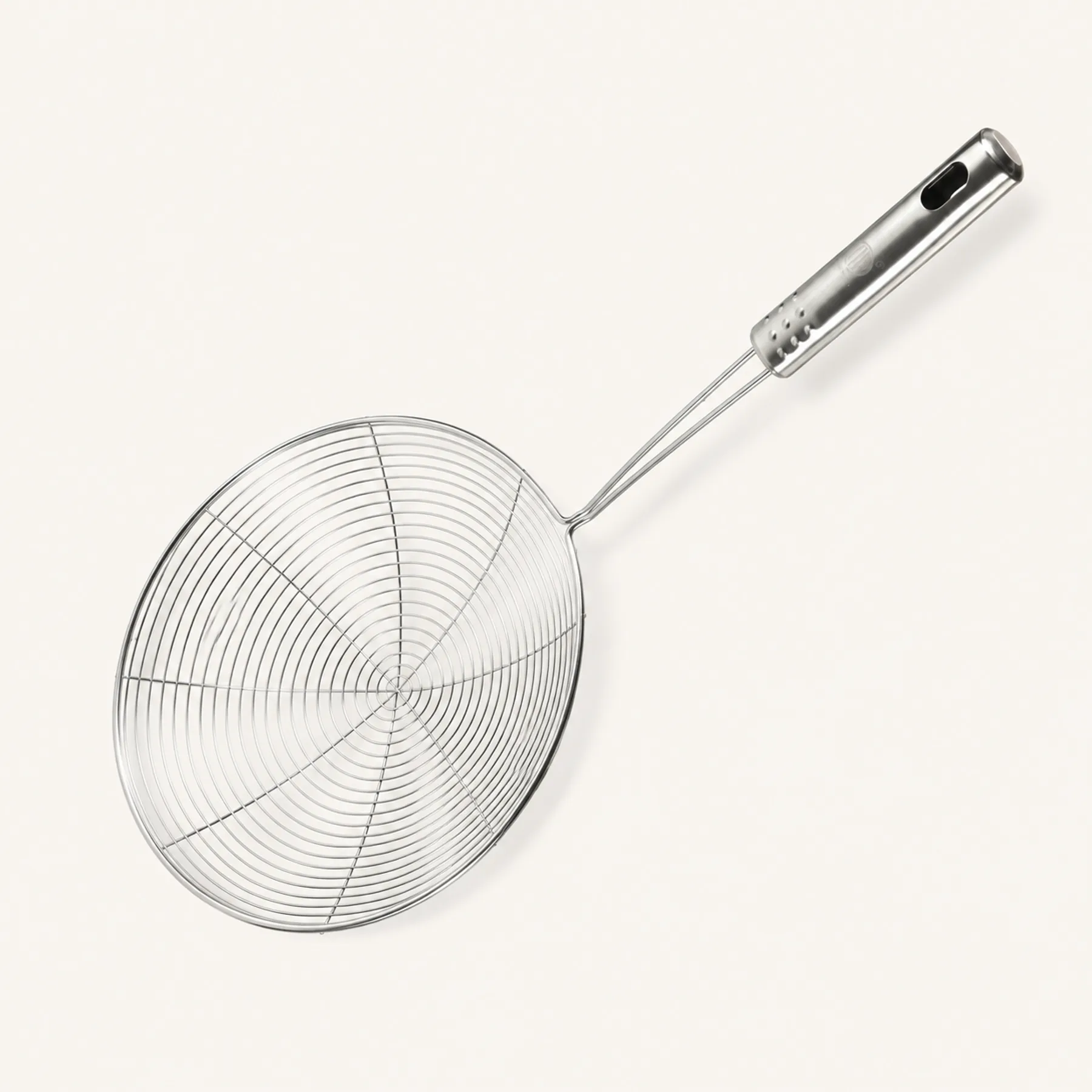 Espumadera larga de alambre de acero inoxidable de 41 cm, SKU 14834