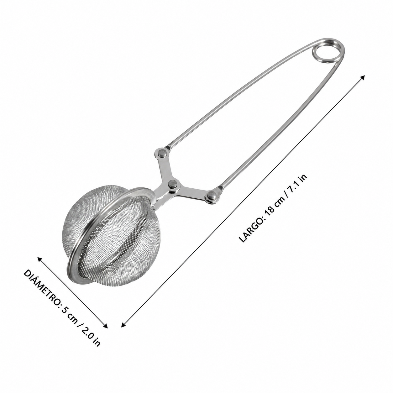 Filtro de infusión de malla de acero inoxidable para té - Imagen 4