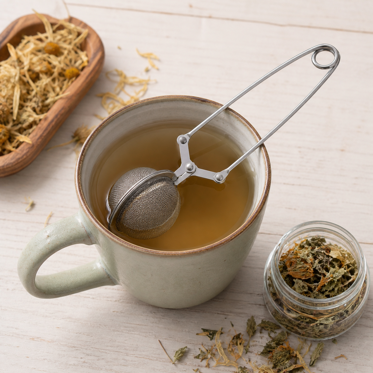 Filtro para infusión de malla de acero inoxidable para té y hierbas - Imagen 6
