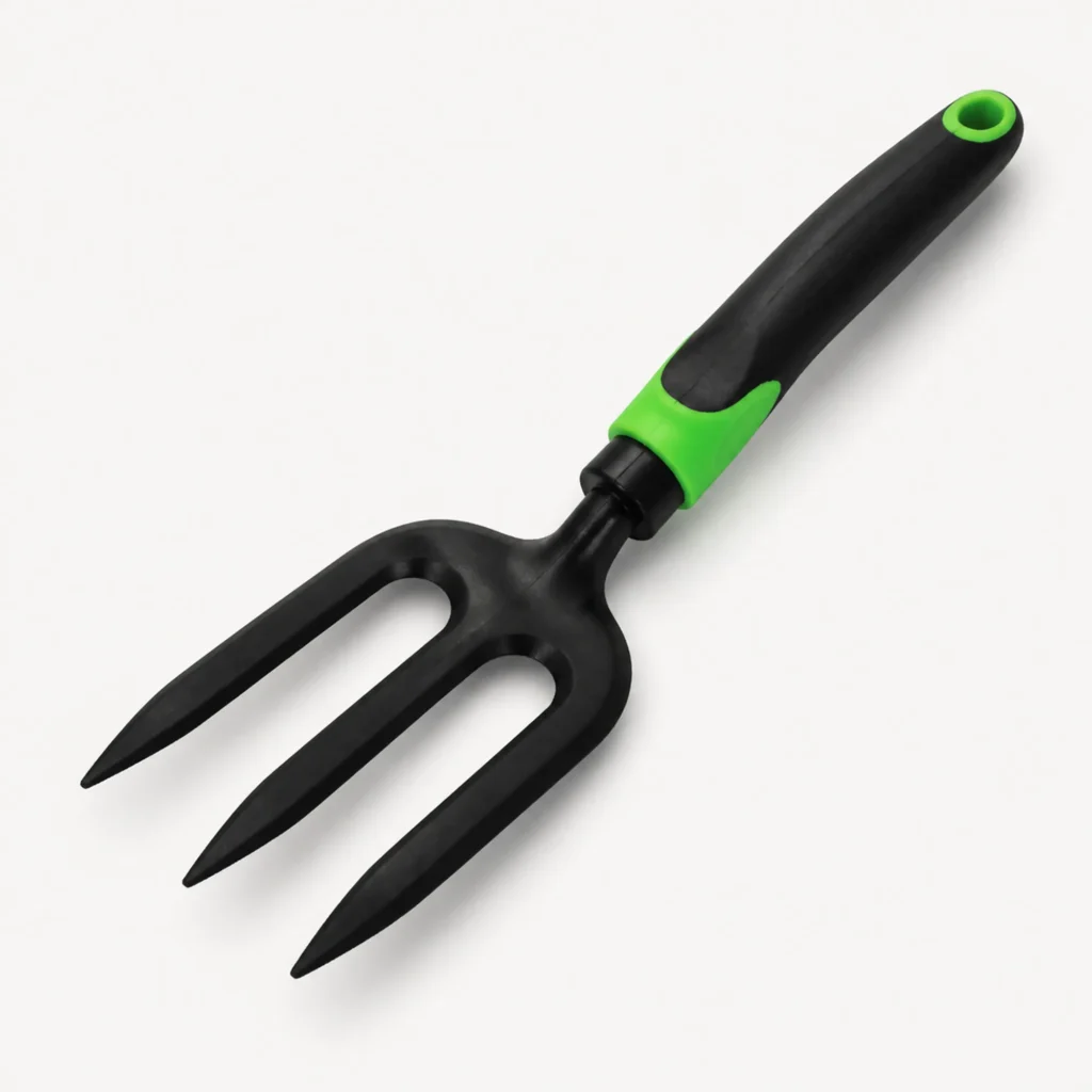 Tenedor de Jardín de 3 Dientes, Mango Ergonómico, 27.5 x 7.8 cm – SKU 40054