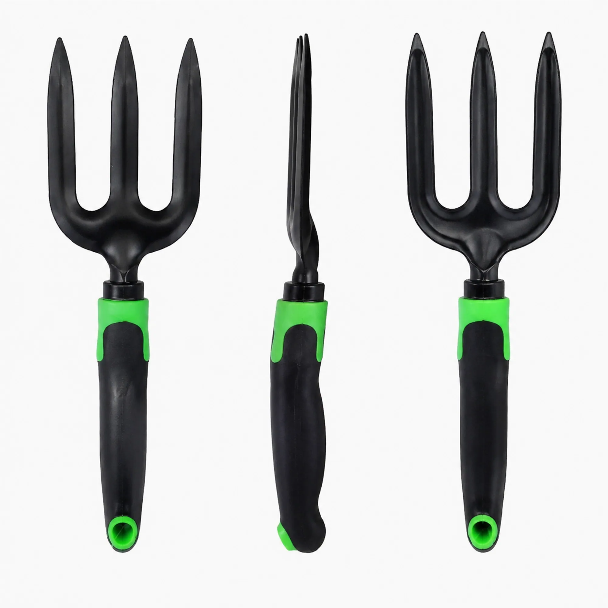 Tenedor de Jardín de 3 Dientes, Mango Ergonómico, 27.5 x 7.8 cm – SKU 40054 - Imagen 2