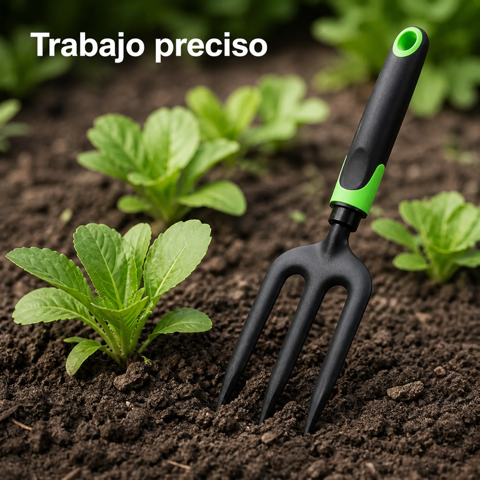 Tenedor de Jardín de 3 Dientes, Mango Ergonómico, 27.5 x 7.8 cm – SKU 40054 - Imagen 5