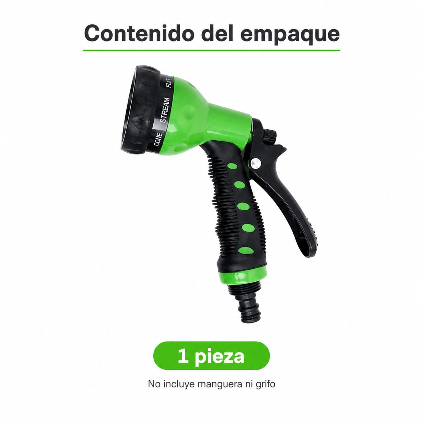 Contenido de una pieza de la pistola pulverizadora SKU 40021