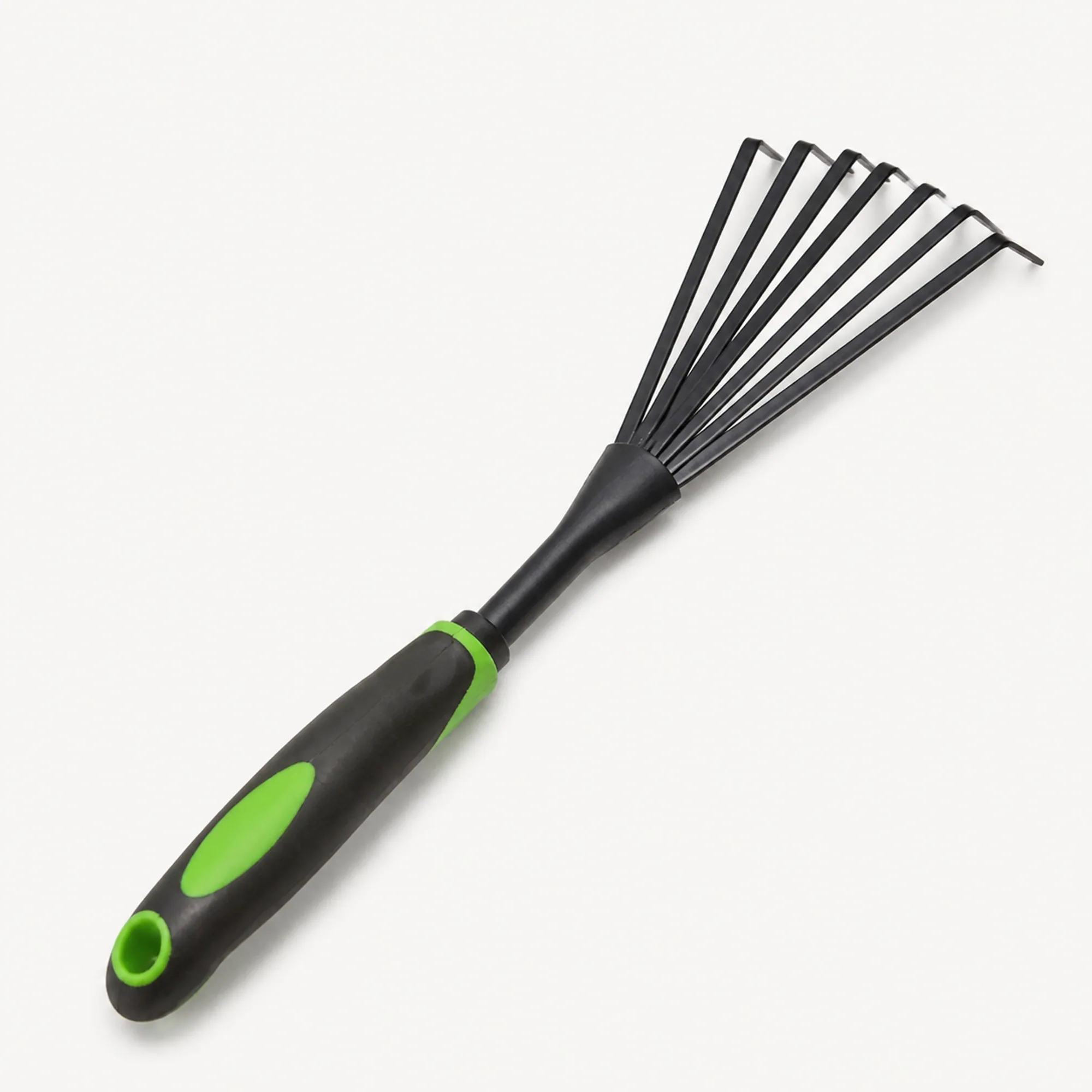 Rastrillo Manual de Jardín con 8 Dientes, Mango Ergonómico, 39 x 12 cm – SKU 40053