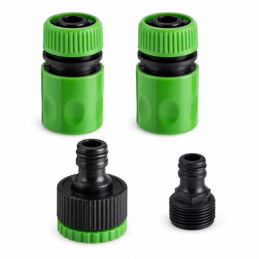 Set de cuatro conectores para manguera de 1/2 pulgada, SKU 40023