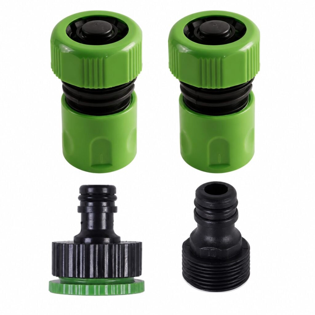 Set de cuatro conectores para manguera de 3/4 pulgada, SKU 40024