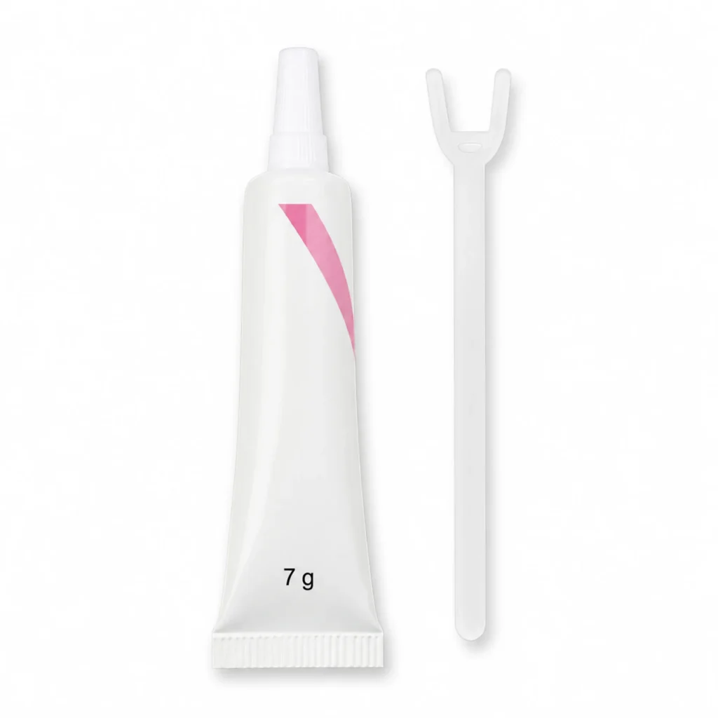 Pegamento blanco para pestañas postizas de 7 g con aplicador Y