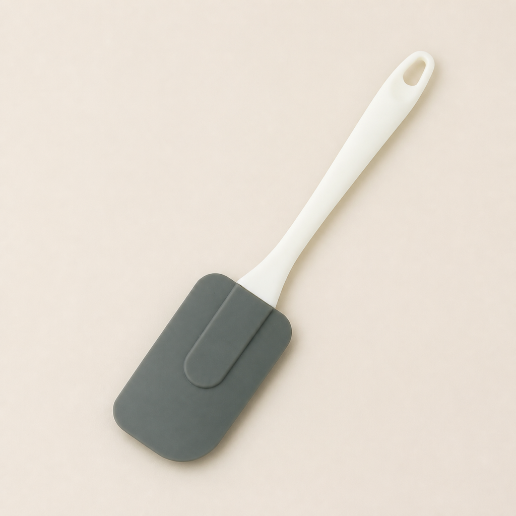 Espátula de silicona con mango largo, flexible y fácil de limpiar, 26 cm