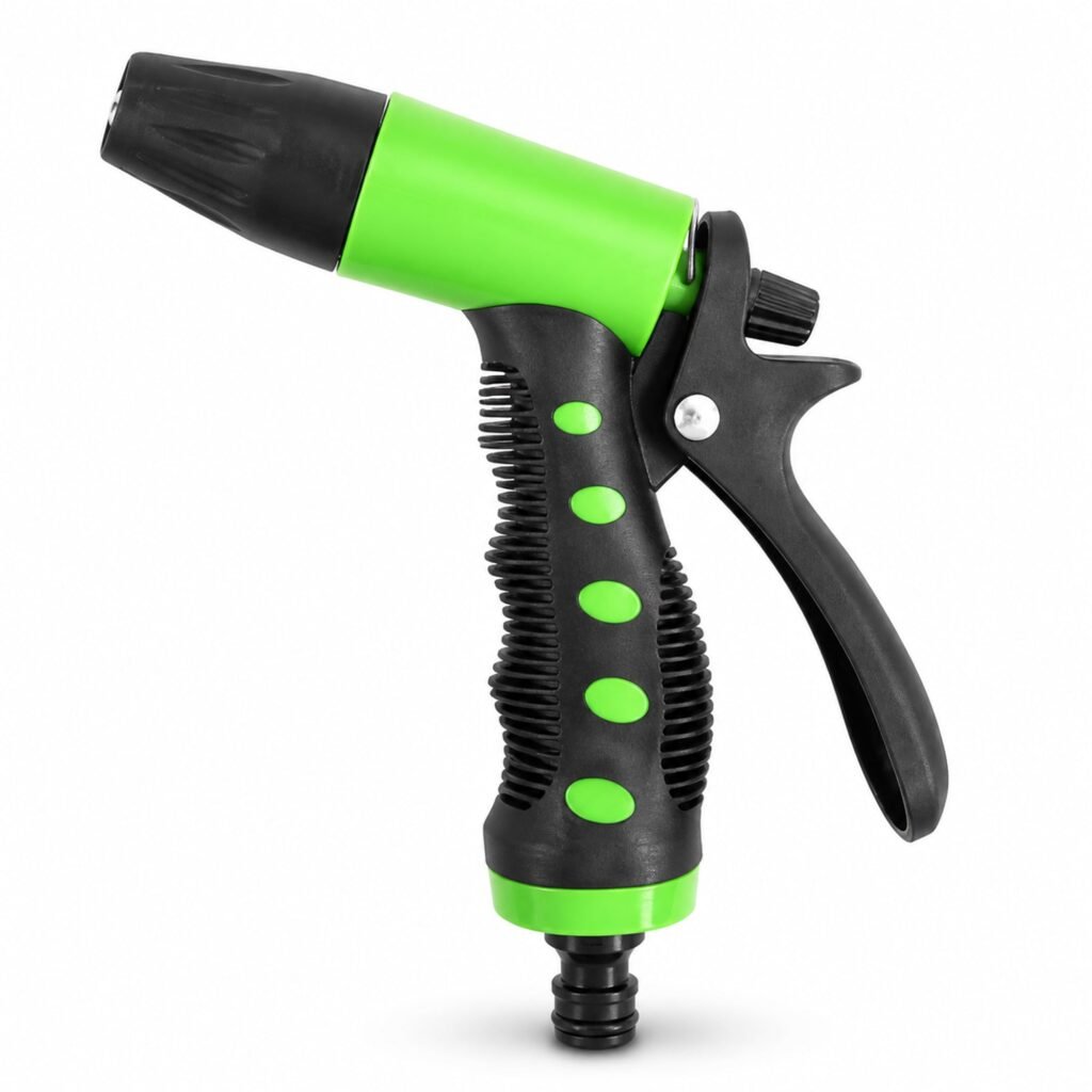 Pistola pulverizadora de jardín verde y negra de función única, SKU 40022