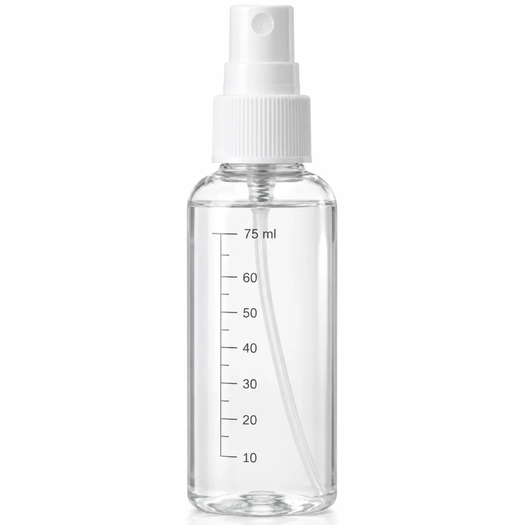 Botella pulverizadora 75 ml con bomba y gatillo, SKU 15848
