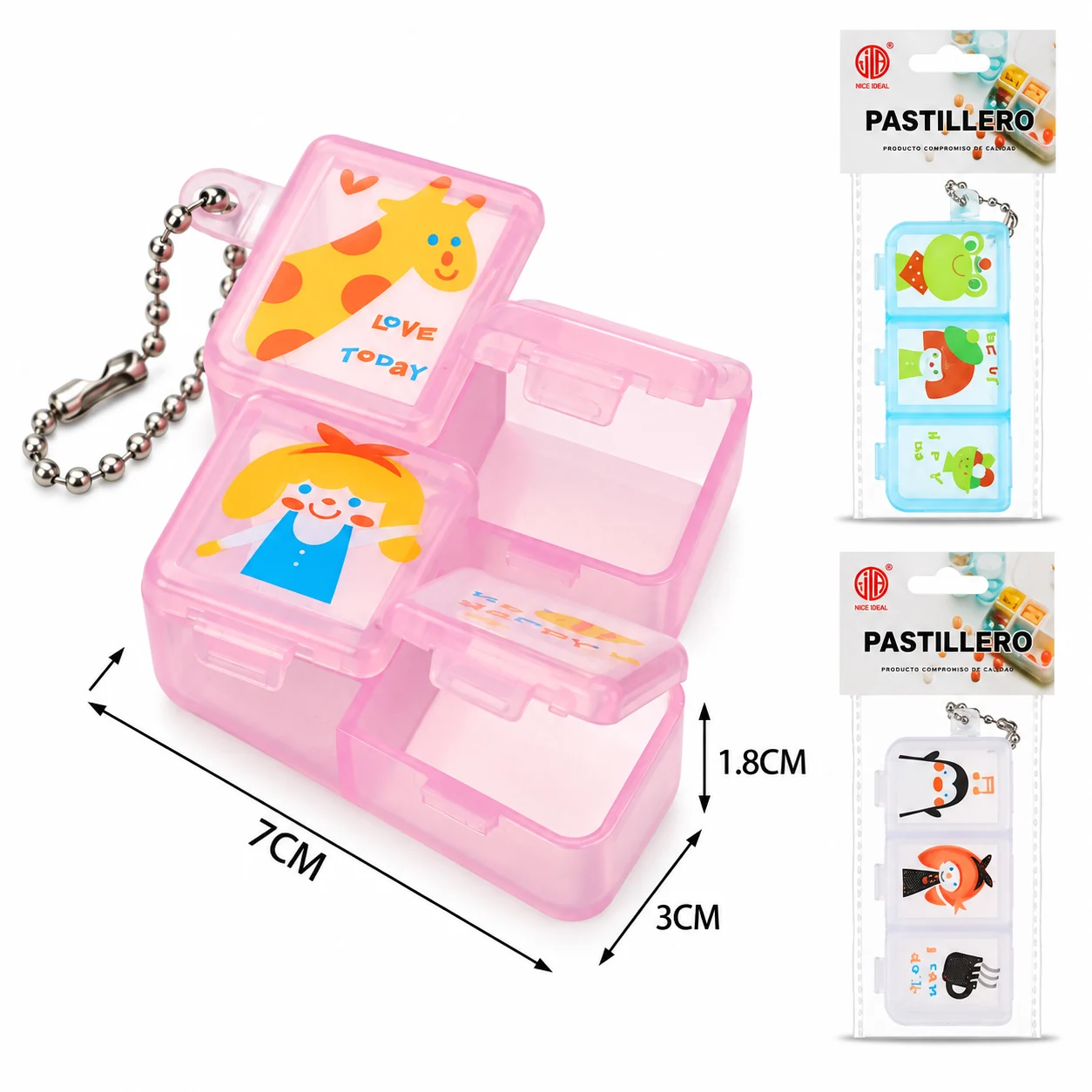 Pastillero modelo P0410 de organizador de medicamentos, organizador de medicamentos, SKU 18849 - Imagen 3