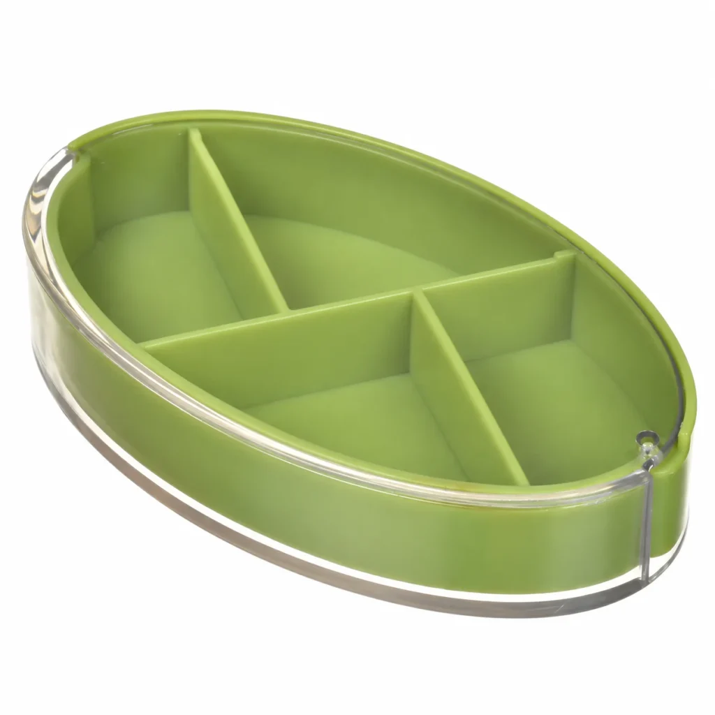 Pastillero de 4 compartimentos, organizador de medicamentos, SKU 19306