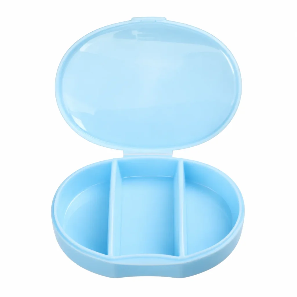 Pastillero de 3 compartimentos, organizador de medicamentos, SKU 19308