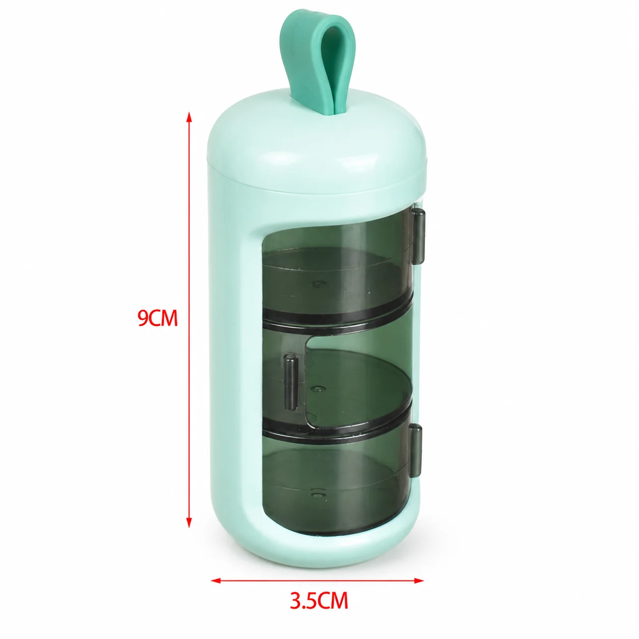 Pastillero de organizador de medicamentos, organizador de medicamentos, SKU 19309 - Imagen 3