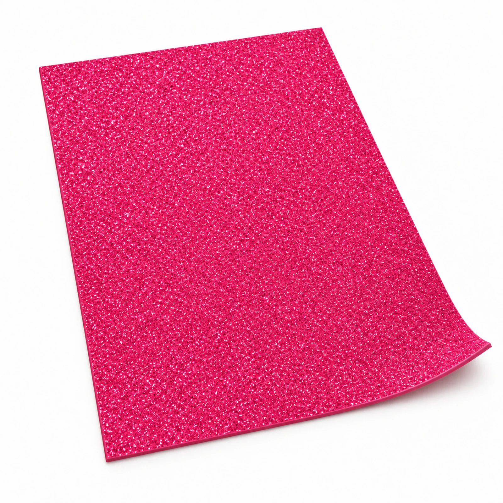 Lámina de Goma EVA fucsia con glitter, 40 x 60 cm, 2 mm - Imagen 2