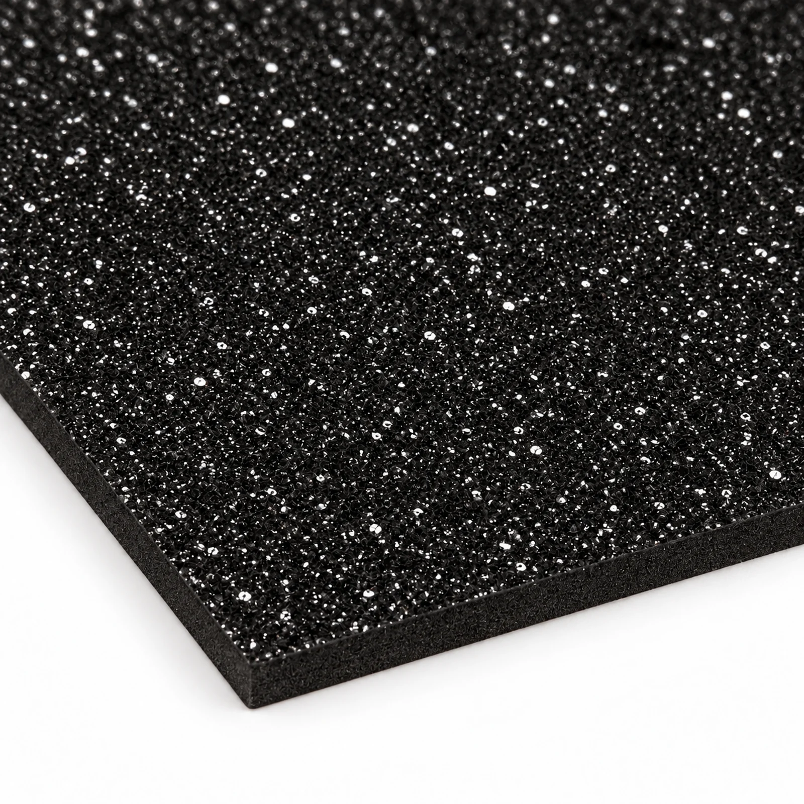 Lámina de Goma EVA negro con glitter, 40 x 60 cm, 2 mm - Imagen 3