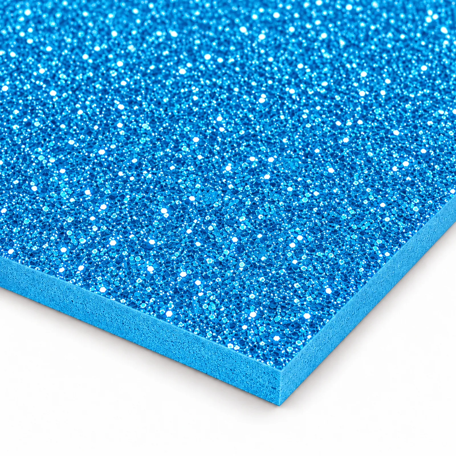 Lámina de Goma EVA azul con glitter iridiscente, 40 x 60 cm, 2 mm - Imagen 3