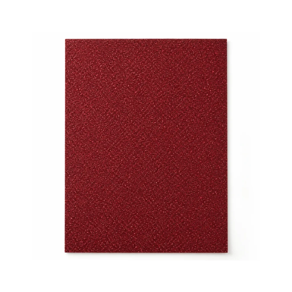 Lámina de Goma EVA rojo intenso mate, 40 x 60 cm, 2 mm