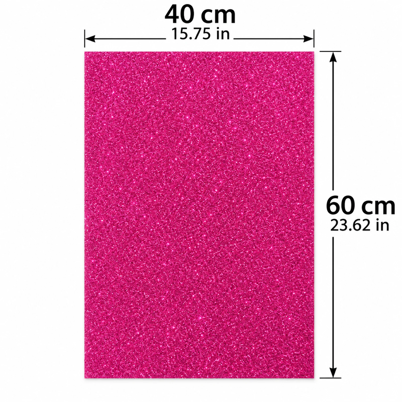 Lámina de Goma EVA fucsia mate, 40 x 60 cm, 2 mm - Imagen 4