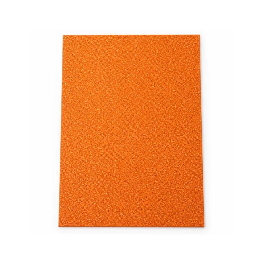 Lámina de Goma EVA naranja mate, 40 x 60 cm, 2 mm