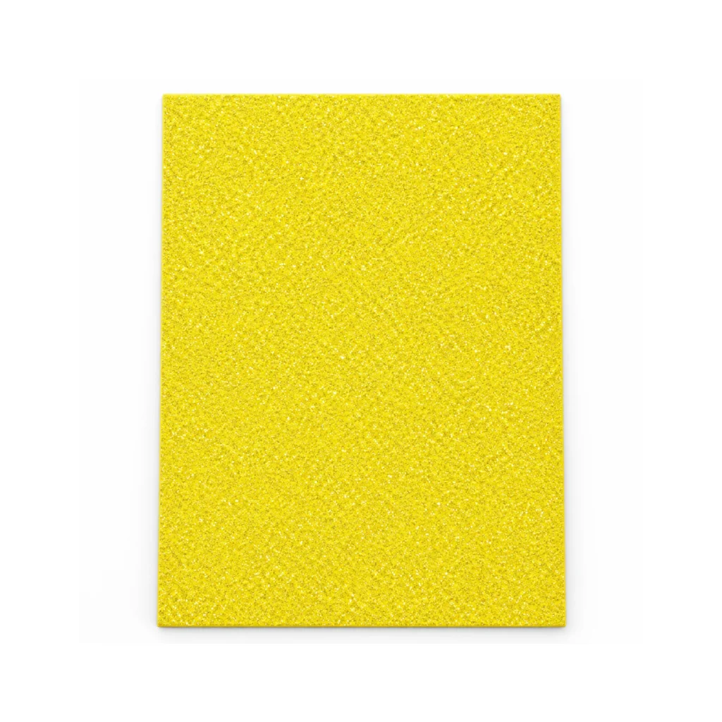 Lámina de Goma EVA amarillo limón mate, 40 x 60 cm, 2 mm