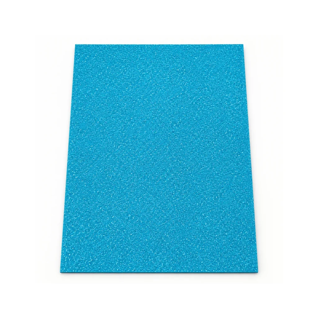 Lámina de Goma EVA azul lago mate, 40 x 60 cm, 2 mm