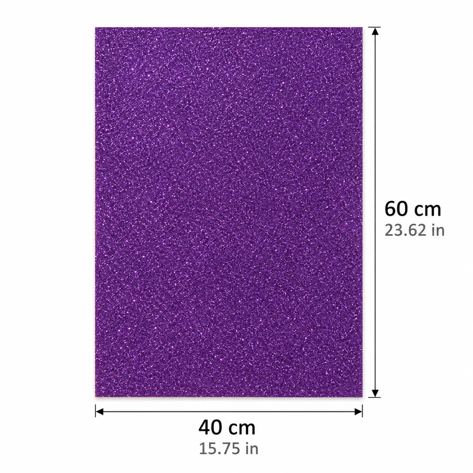 Lámina de Goma EVA morado oscuro mate, 40 x 60 cm, 2 mm - Imagen 4