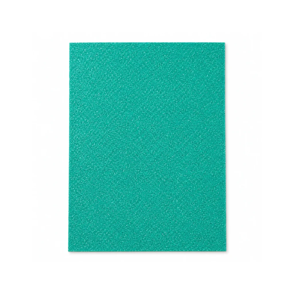 Lámina de Goma EVA azul verdoso mate, 40 x 60 cm, 2 mm