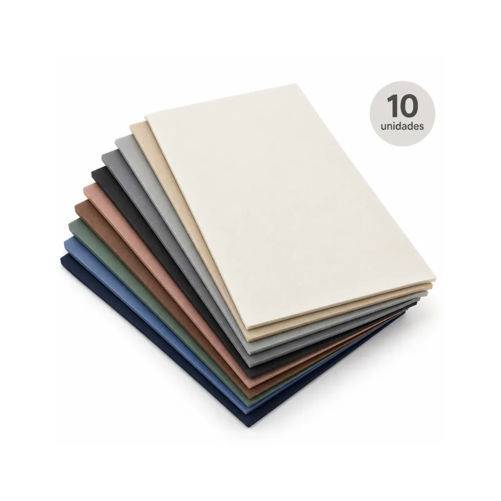 Pack de 10 láminas de Goma EVA mate, colores surtidos, 20 x 30 cm