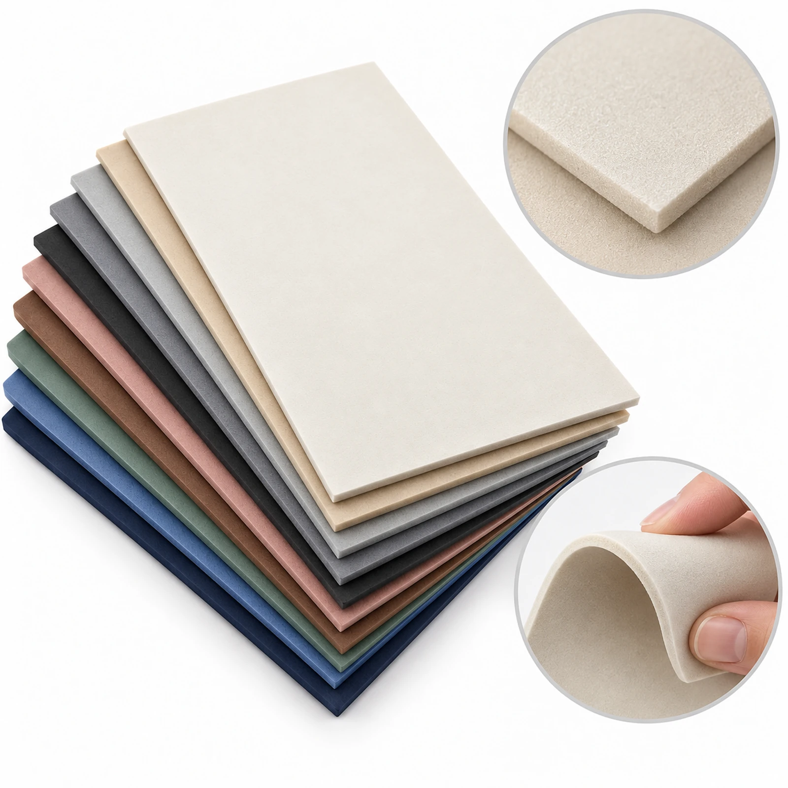 Pack de 10 láminas de Goma EVA mate, colores surtidos, 20 x 30 cm - Imagen 3