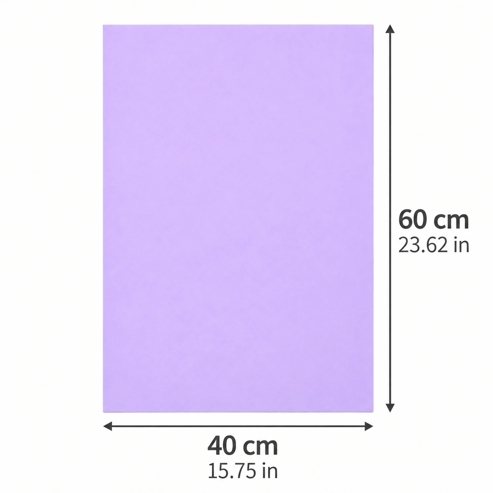 Lámina de Goma EVA lavanda macaron mate, 40 x 60 cm, 2 mm - Imagen 4